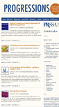 Mobile Screenshot of progressions.prssa.org