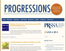 Tablet Screenshot of progressions.prssa.org